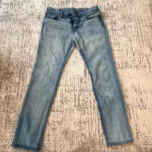 Mens Abercrombie & Fitch light wash skinny jeans 32x32